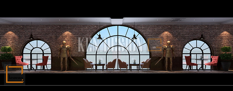 Thiết kế quán cafe cổ điển